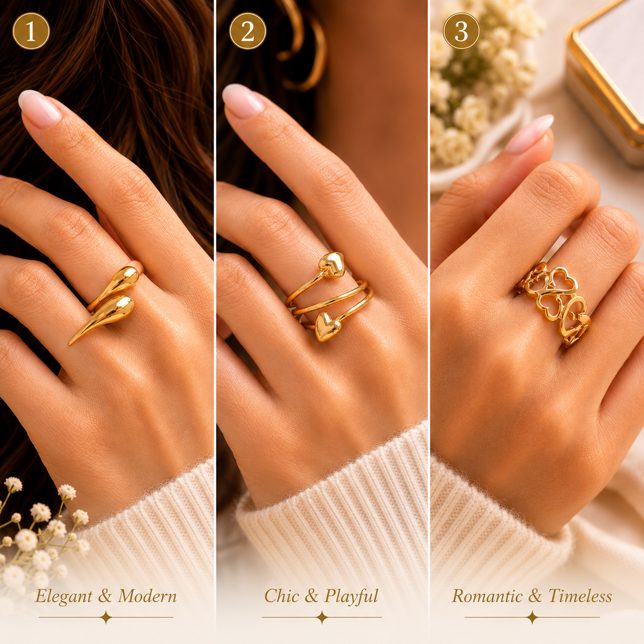 The Greatest Women's Fashion Rings : Timeless Designs