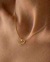 Gold Heart Necklace
