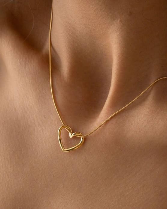 Gold Heart Necklace