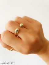 Chunky Bubble Open Ring