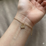 Butterfly Charm Ankle Bracelet