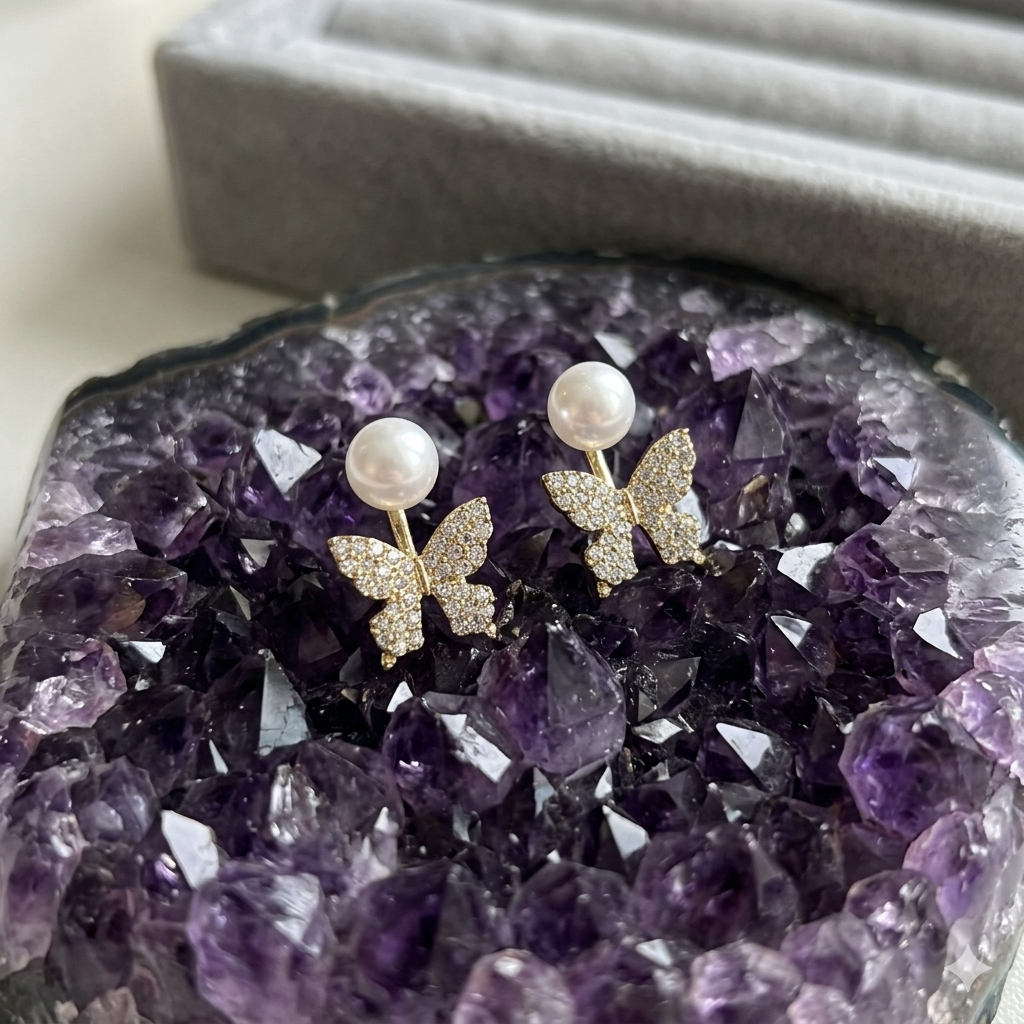 Butterfly Stud Earrings