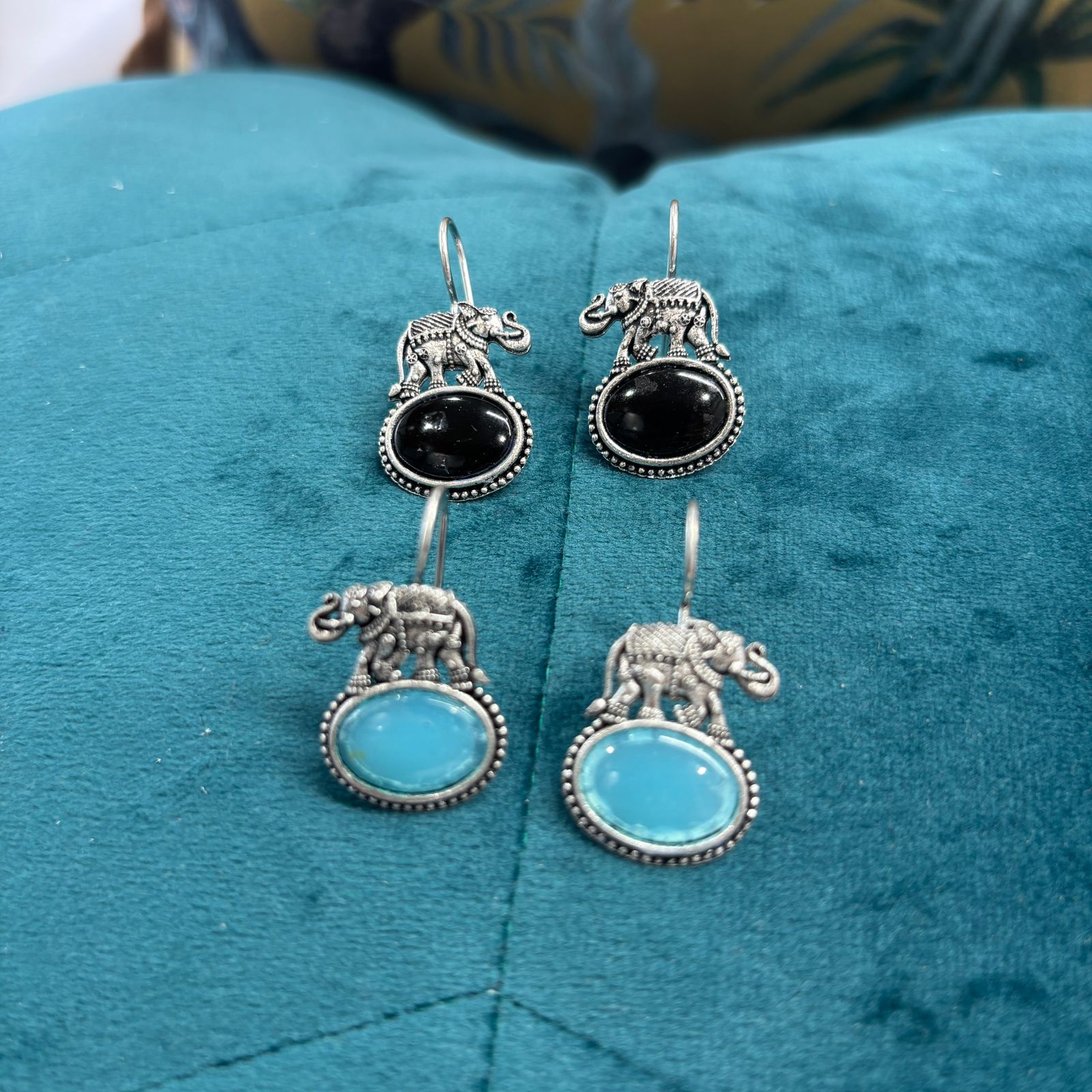Elephant Charm Earrings