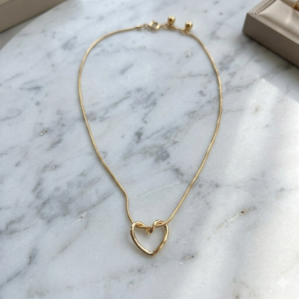 Gold Heart Necklace