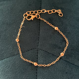 Gold Oval Bracelet
