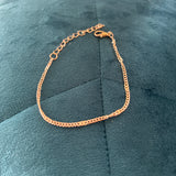 Gold Tone Chain Bracelet
