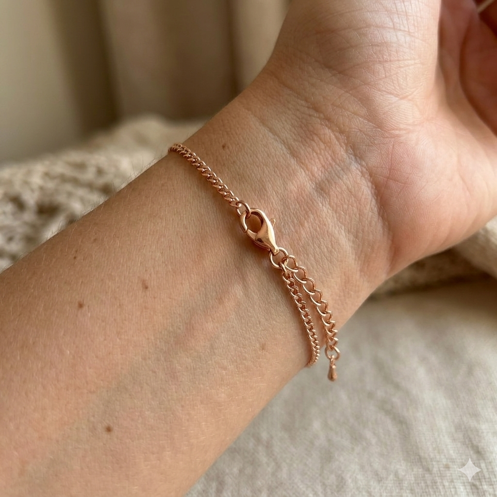 Gold Tone Chain Bracelet