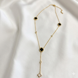 Gold Tone Long Necklace