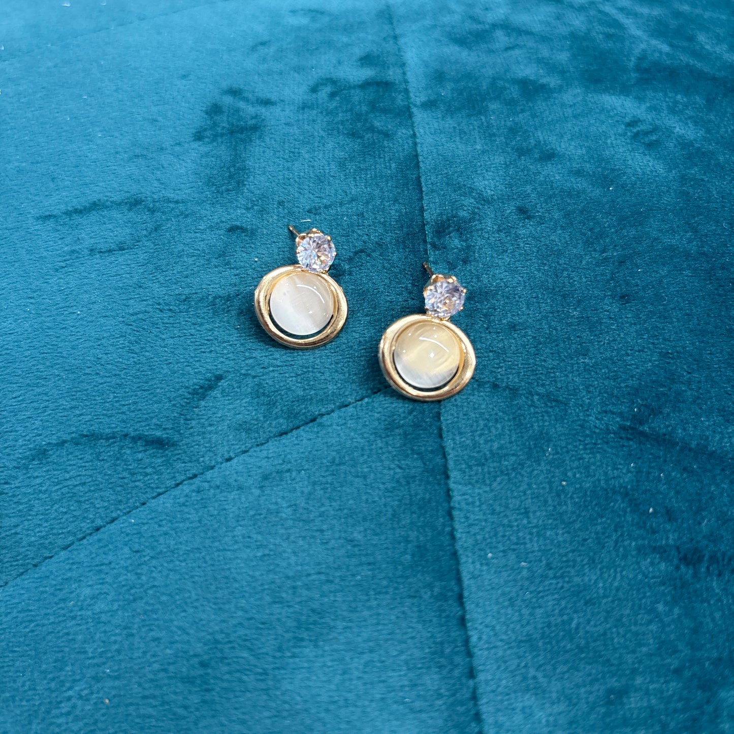 Gold Tone Stud Earrings