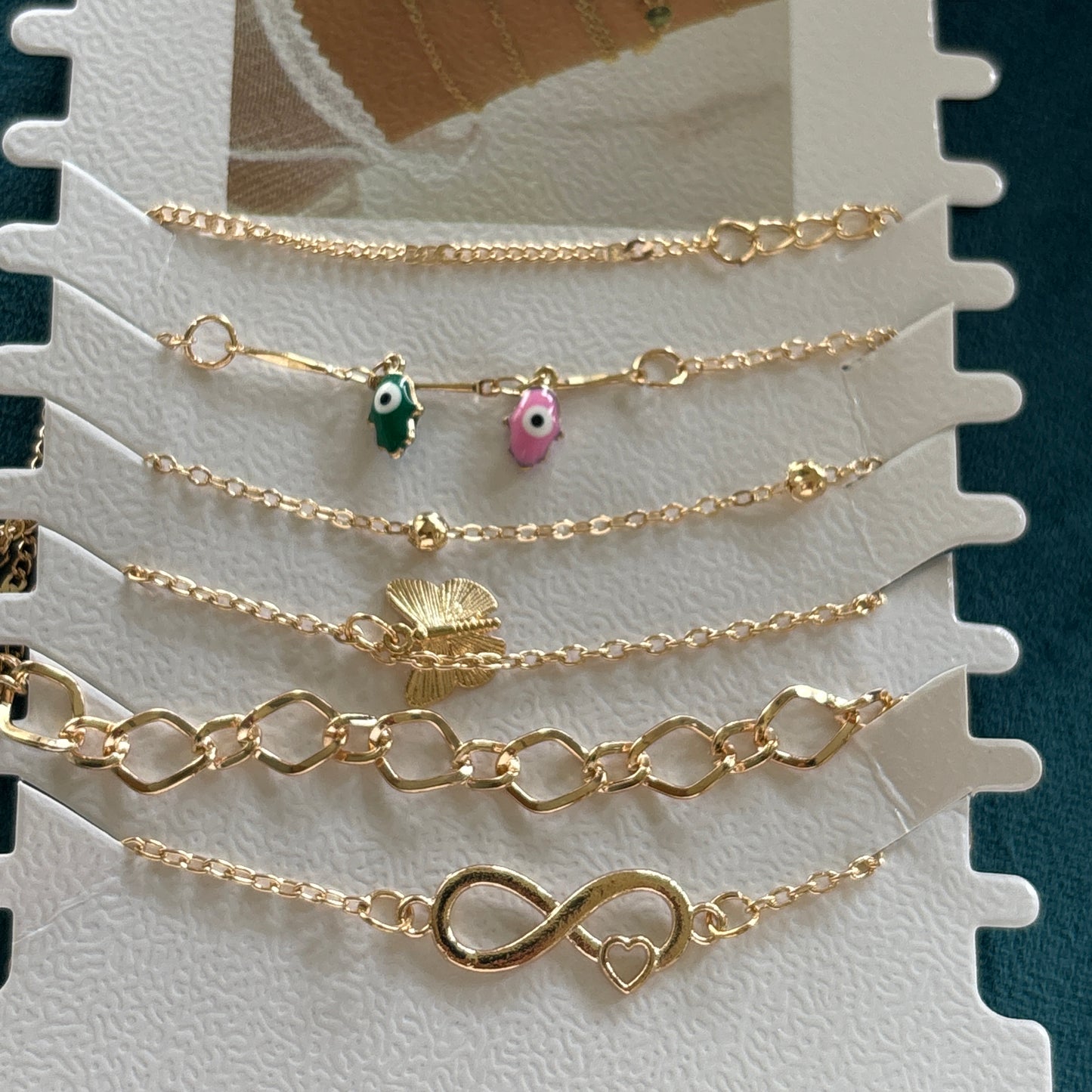 Multiple Chain Bracelet (6 Pack)