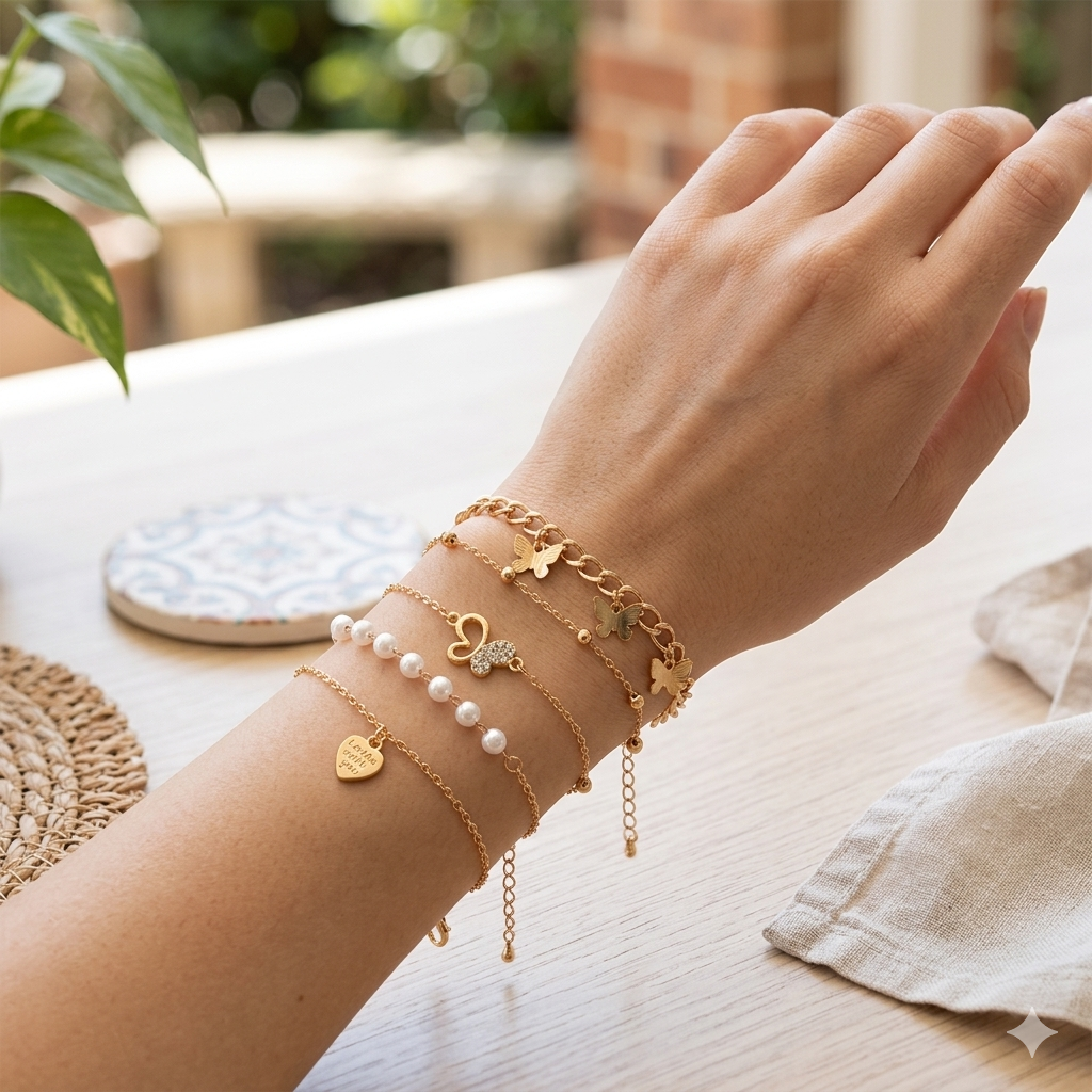 Multiple Chain Bracelet(6 Pack)