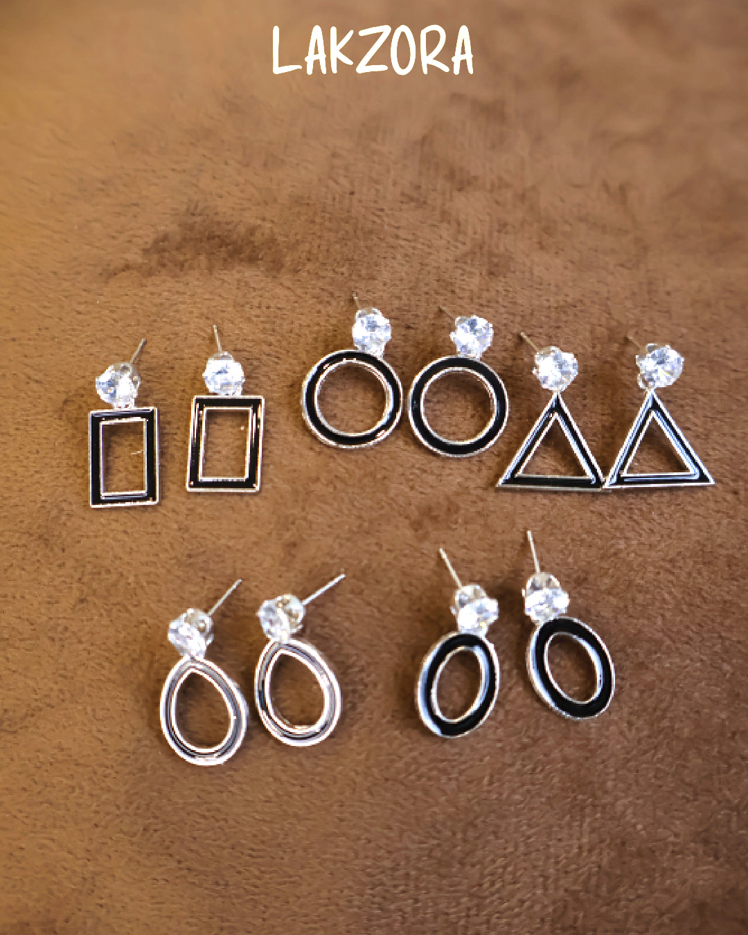 Geometric Shape Stud Earrings