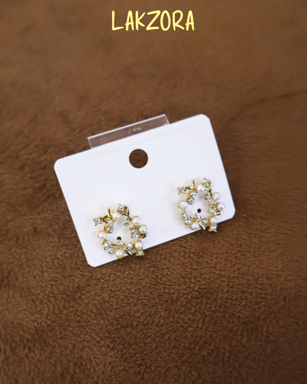 Cubic Zirconia  Hoop Earrings lakzora