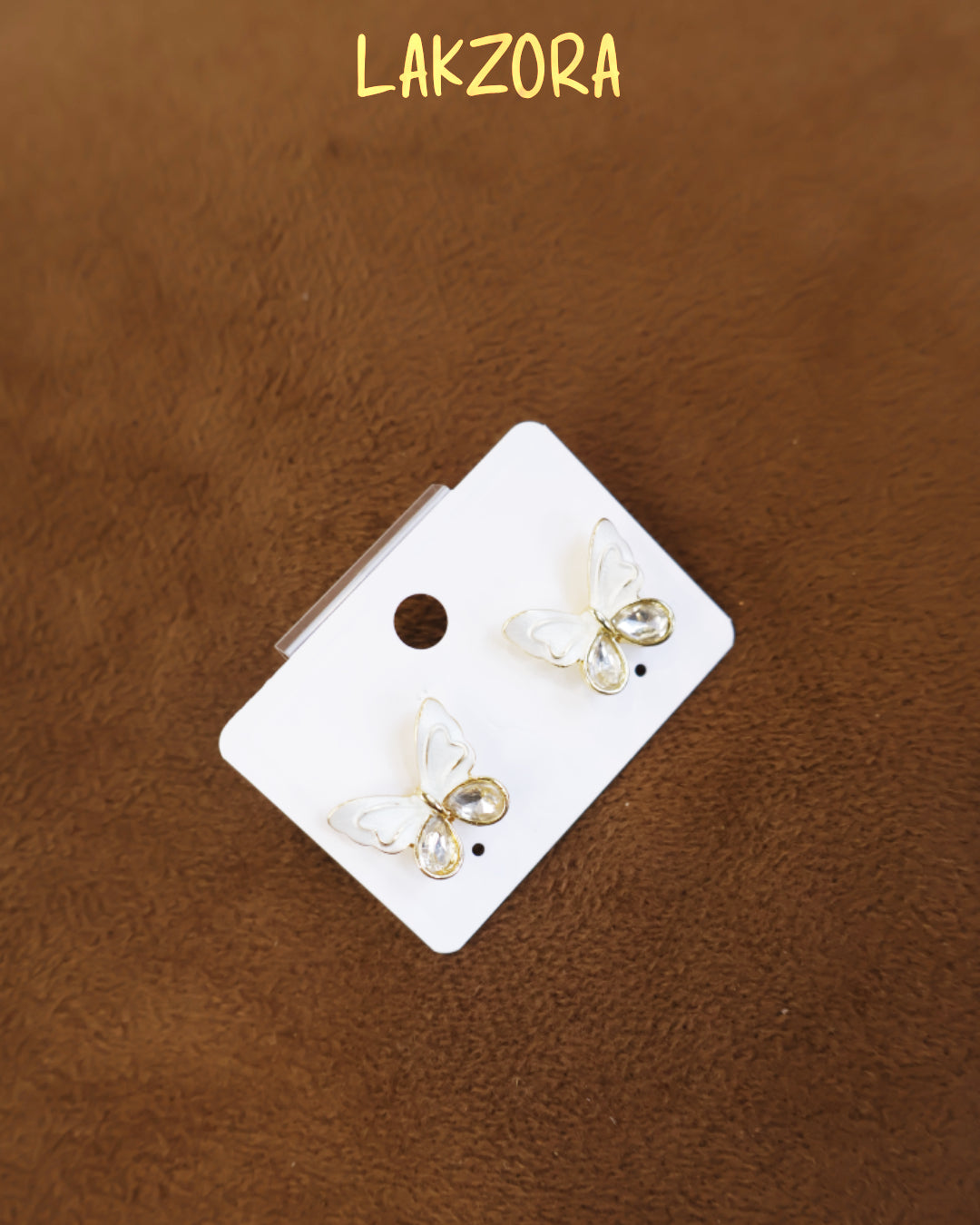 Butterfly Crystal Stud Earrings