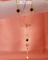 Gold Tone Long Necklace