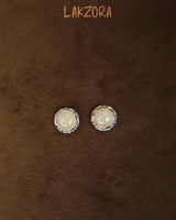 Pearl Magnetic Stud Earrings