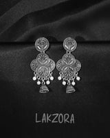 Emerald & Pearl Drop Jhumka Earrings