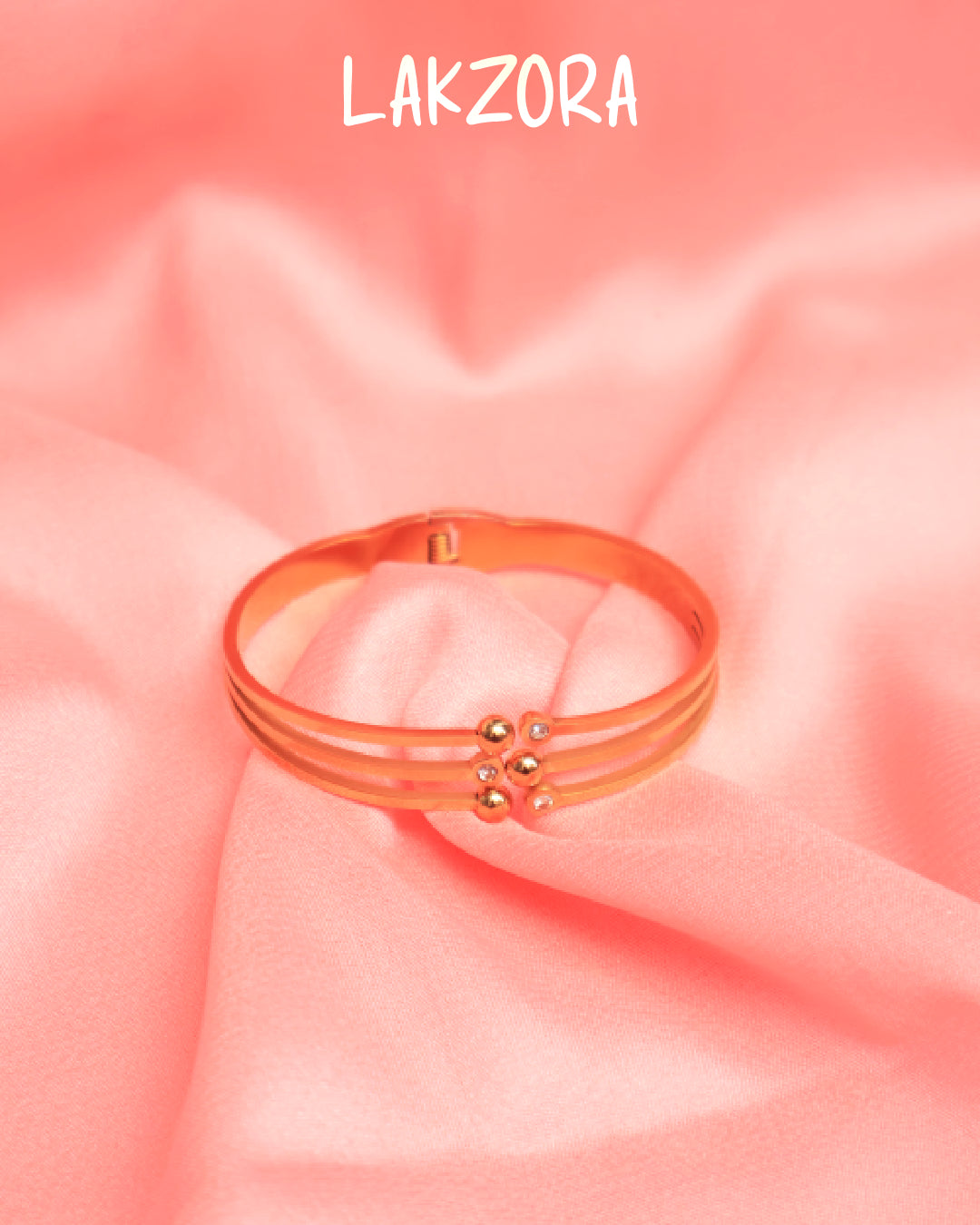 Stylish Multi Band Gold Bracelet for Women