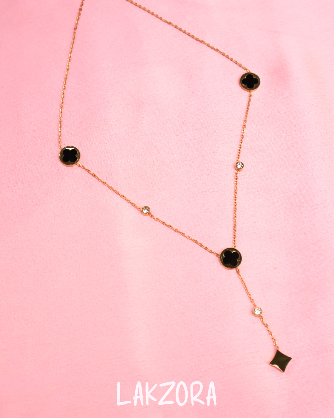 Gold Tone Long Necklace
