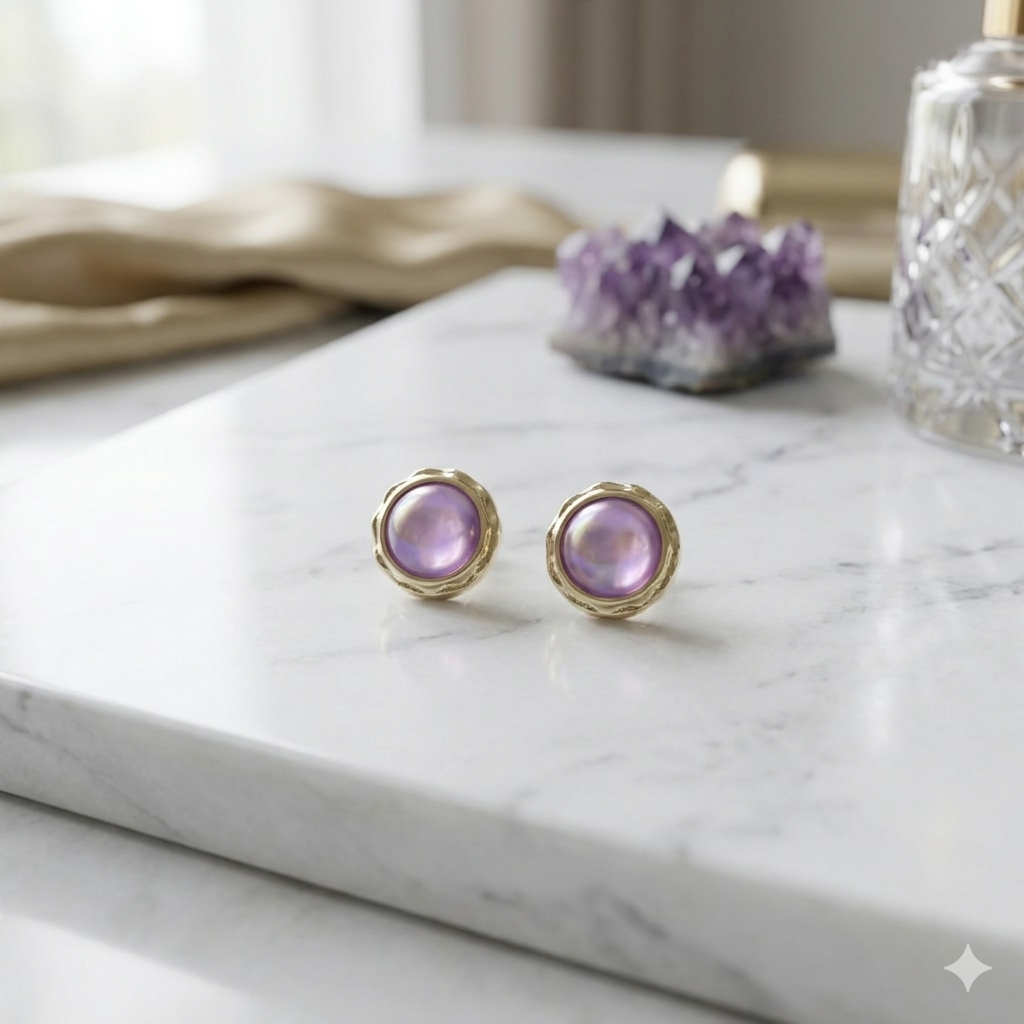 Pearl Magnetic Stud Earrings