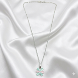 Silver Asterisk Pendant Necklace