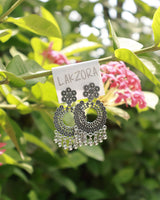 Silver Double Tier Hoop Earrings