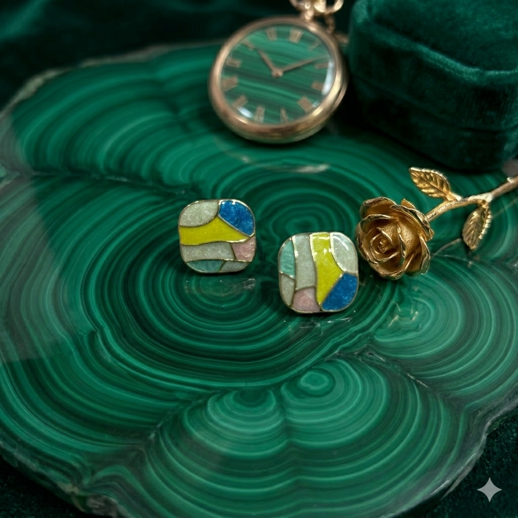 Stained Glass Style Earrings