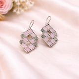 Oxidised Gemstone Earrings