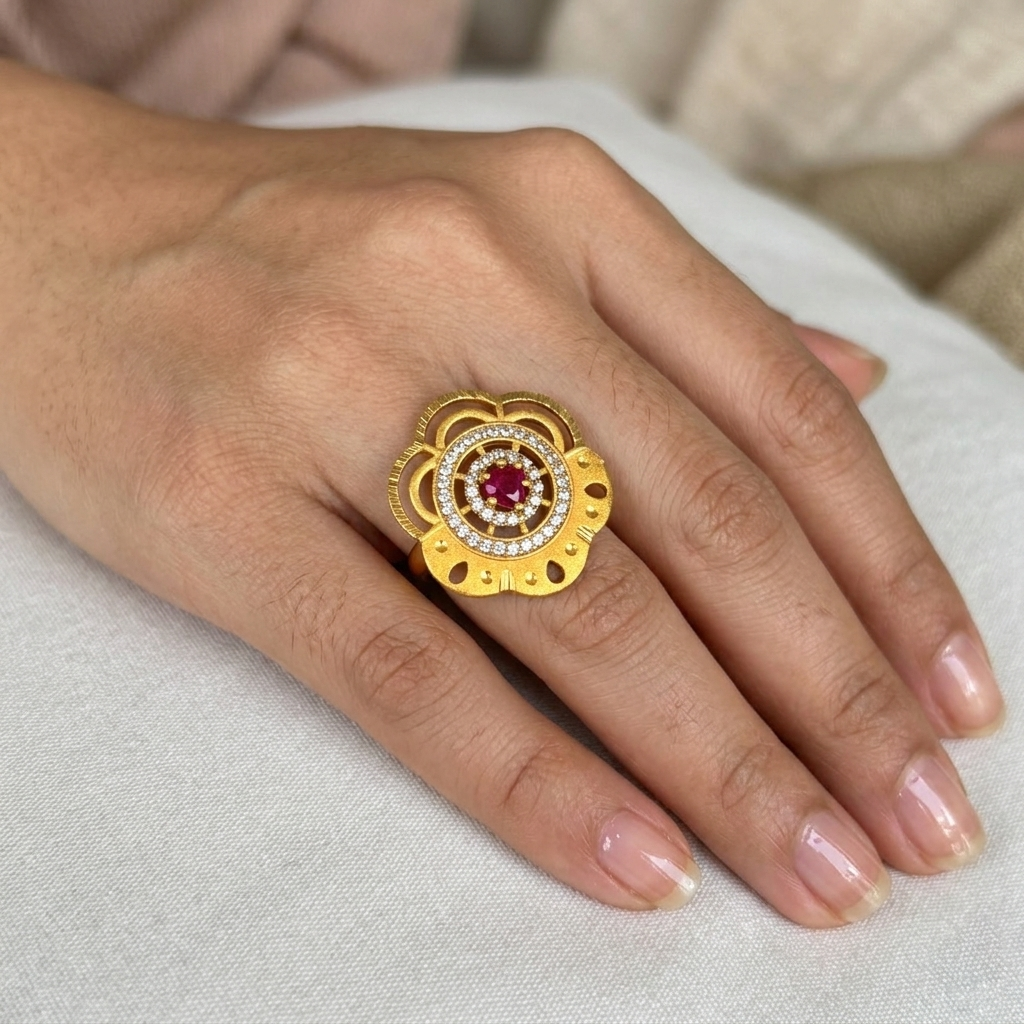 Heirloom flower Bloom Ring