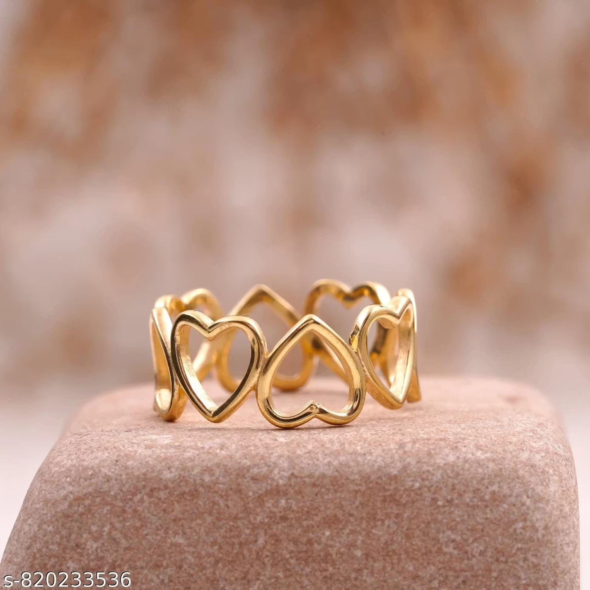 Interlocking Hearts Eternity Band Ring